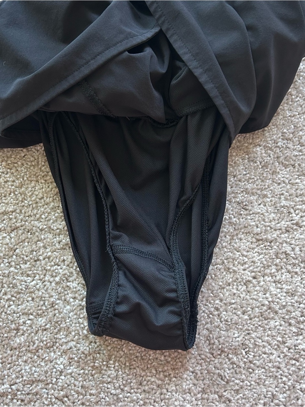 All in Motion Black High-Rise Smocked Running Shorts - Size Medium - Picture 8 of 8